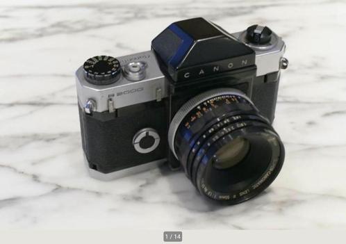 Canonflex R2000 met 50mm/1.8 R en 100mm/3.5 R, Verzamelen, Foto-apparatuur en Filmapparatuur, Fototoestel, 1960 tot 1980, Ophalen of Verzenden
