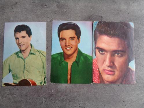 PRENTEN  KAARTEN  PLAATJES   ELVIS PRESLEY  60S  3X, Verzamelen, Stickers, Ophalen of Verzenden