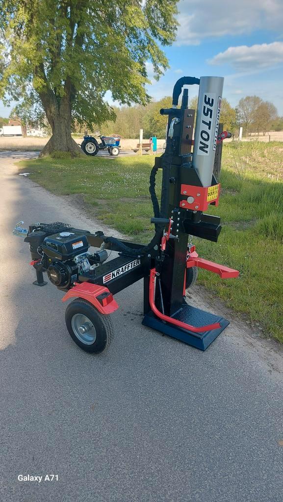 NIEUWE 35T professionele houtkliever op benzine! PROMO, Tuin en Terras, Kloofmachines, Nieuw, Benzine, Ophalen of Verzenden