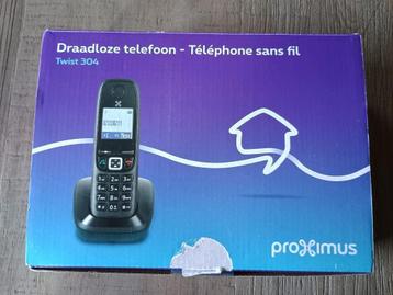 Draadloze telefoon twist 304 Proximus - nieuw beschikbaar voor biedingen