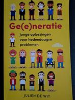 Julien de Wit - Ge(e)neratie, Boeken, Advies, Hulp en Training, Ophalen, Nieuw, Julien de Wit