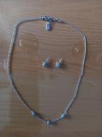 Oorringen & Ketting Esprit in 925 zilver, Ophalen of Verzenden, Zo goed als nieuw, Zilver, Overige materialen