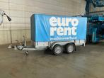 Aanhangwagen met huif 1.050 kg (MTM 2.000 kg) - 2 asser, Auto diversen, Aanhangers en Bagagewagens, Gebruikt