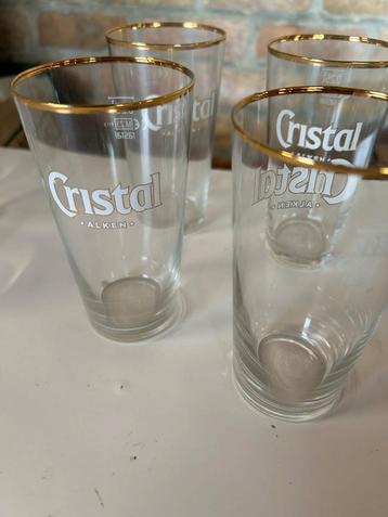 15 + Cristal bierglazen beschikbaar voor biedingen