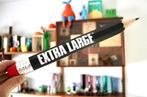 Extra Large potlood - Vintage design oject jaren 89, Ophalen of Verzenden