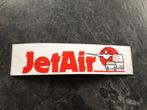 Sticker JetAir vlieg of autovakantie, Ophalen of Verzenden