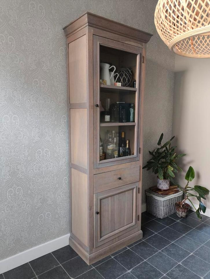 Eiken barkast, Huis en Inrichting, Kasten | Vitrinekasten, Ophalen