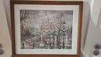 Foto kader Montmartre, Antiek en Kunst, Ophalen of Verzenden