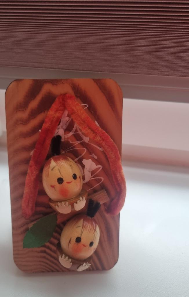 Lieve Kokeshi's op een Zori, Antiek en Kunst, Kunst | Beelden en Houtsnijwerken, Verzenden