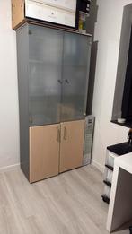 Bureaukast. Bovenaan in glas, Huis en Inrichting, Ophalen, Gebruikt, Glas