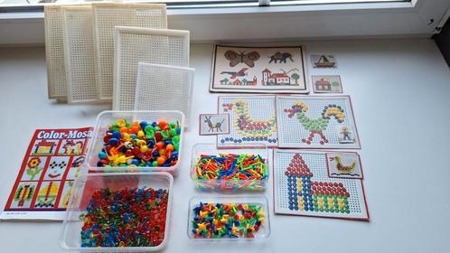 Insteekspel, mozaïekborden, Kinderen en Baby's, Speelgoed | Educatief en Creatief, Gebruikt, Ophalen of Verzenden