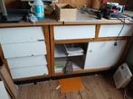 Stevige werkkasten met laden en schuifdeur, Ophalen, Gebruikt