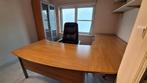 HoekBureautafel, 2 rolwagentjes, 1 bureaustoel leder, 1 kast, Huis en Inrichting, Bureaus, Ophalen, Gebruikt