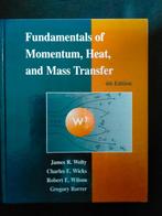 Fundamentals of Momentum, Heat, and Mass Transfer - 4th Ed., Comme neuf, Enlèvement ou Envoi, Enseignement supérieur