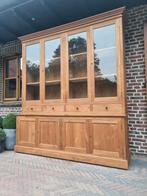 Vitroire/armoire de buffet en teck 2 pièces LIVRAISON GRATU, Teck, 200 cm ou plus, Enlèvement ou Envoi, Comme neuf