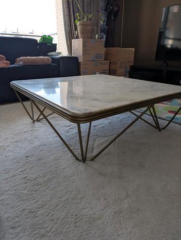 Table basse en marbre ( Maison du monde), Enlèvement, Comme neuf