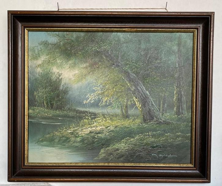Olieverschilderij op doek, Antiek en Kunst, Kunst | Schilderijen | Klassiek, Ophalen