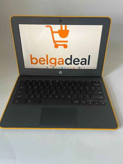 HP Touch-laptop -  kinderen/reizen/streamen + 65W opladen, Computers en Software, Chromebooks, Gebruikt, 12 inch, Azerty, Touchscreen