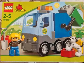 Camion poubelle Lego Duplo Ville 10519 2-5 ans, Enlèvement ou Envoi, Comme neuf, Ensemble complet, Duplo