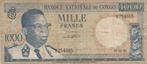 1000 FRANCS CONGOLAIS 15.12.1961, Timbres & Monnaies, Billets de banque | Afrique, Envoi, Autres pays