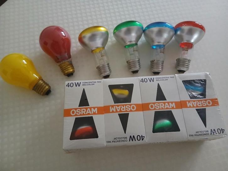 gekleurde lampen, Huis en Inrichting, Lampen | Losse lampen, Gebruikt, Ophalen