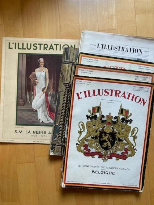 Revues anciennes "L'Illustration", Collections, Maisons royales & Noblesse, Utilisé, Magazine ou livre, Enlèvement ou Envoi