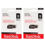 2x Sandisk usb-stick ultra shift 32GB, Computers en Software, USB Sticks, Niet ingevuld, Niet ingevuld, Niet ingevuld
