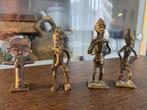4 AkanGewichten voor het wegen van goud, Antiek en Kunst, Ophalen of Verzenden, Brons
