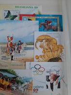 Blauw King album vol met 188 blokken wereld gestempeld (20), Postzegels en Munten, Verzenden, Gestempeld, Overige thema's