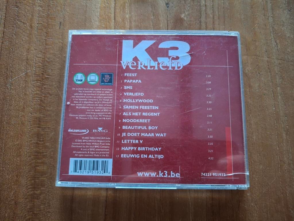Cd k3 papier vooraan ontbreekt, Ophalen, Gebruikt