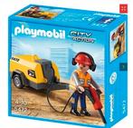 Playmobil 5472 city action werkman met drilboor, Kinderen en Baby's, Speelgoed | Playmobil, Ophalen of Verzenden, Zo goed als nieuw