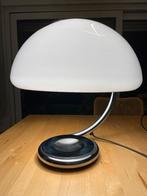 Lampe de table design Martinelli Luce Serpente chrome 1960, Verzenden, Zo goed als nieuw, Glas, 50 tot 75 cm