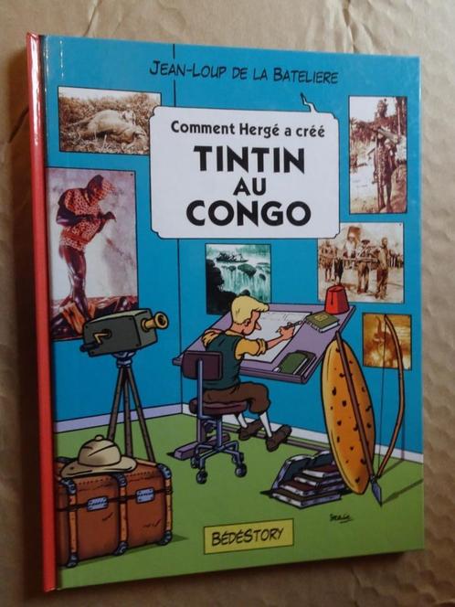 BD Kuifje - Hoe Hergé Kuifje creëerde in Congo -, Verzamelen, Stripfiguren, Zo goed als nieuw, Boek of Spel, Kuifje, Ophalen of Verzenden