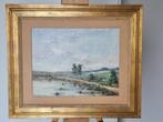 Zeer mooi schilderij op paneel - huile sur panneau, Ophalen of Verzenden