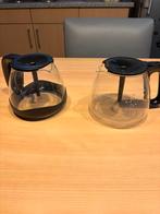 2 gelazen potten voor koffie te zetten, Gebruikt, Overige typen, 10 kopjes of meer, Koffiemachine