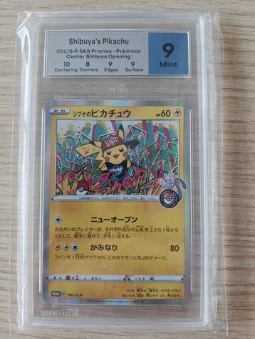 Shibuya's Pikachu Pokémon kaart grade 9 beschikbaar voor biedingen