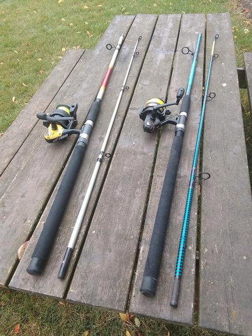 Matériel de Pêche en Mer bateau, Watersport en Boten, Hengelsport | Witvissen, Zo goed als nieuw, Molen, Ophalen