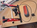 Elite fietstrainer + voorwielsteun, Sport en Fitness, Ophalen, Gebruikt, Overige typen