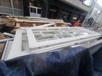 6 houten deuren met glas, Doe-het-zelf en Bouw, Ophalen, Gebruikt, Binnendeur, 200 tot 215 cm