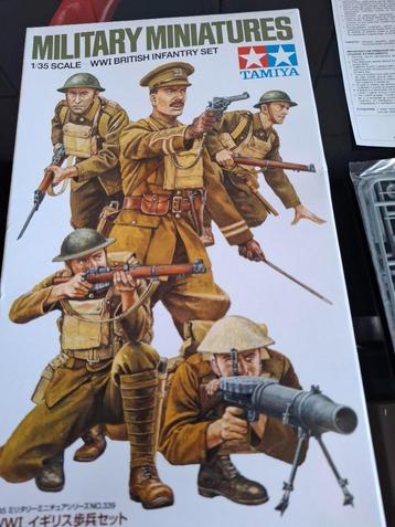 TAMIYA WWI British Infantry set 1/35e beschikbaar voor biedingen