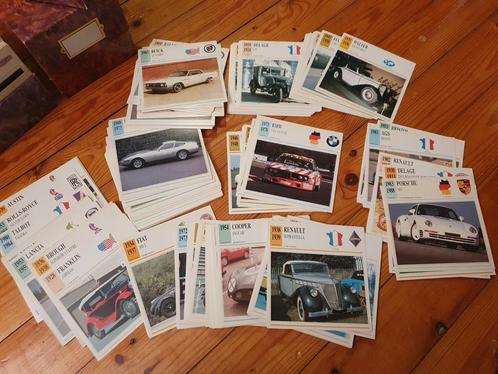 Vintage Auto-Informatiekaarten –Collectie Diverse Automerken, Boeken, Auto's | Folders en Tijdschriften, Gelezen, Algemeen, Ophalen