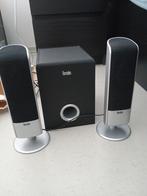 Hercules pc speakers met versterker, Computers en Software, Ophalen of Verzenden, Zo goed als nieuw