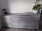 Dressoir in grijstinten, Ophalen, Zo goed als nieuw, 200 cm of meer, 25 tot 50 cm