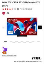 LG OLED C4 83", Audio, Tv en Foto, OLED, LG