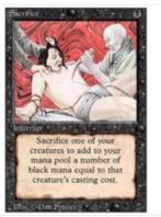 Sacrifice - REV - MTG - beter dan gd, Ophalen of Verzenden