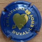 Champagnecapsule DUVAL-LEROY blauw & goud nr 28a, Ophalen of Verzenden, Zo goed als nieuw, Frankrijk, Champagne