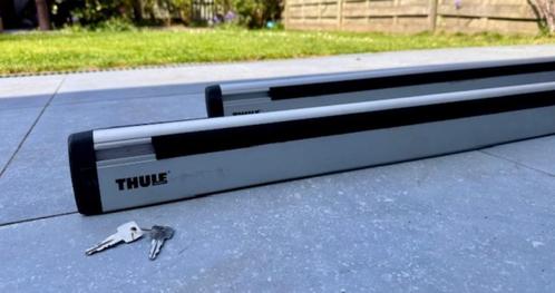 Thule WingBar Evo + Rapid System 775 Voetenset, Auto diversen, Dakdragers, Gebruikt, Ophalen