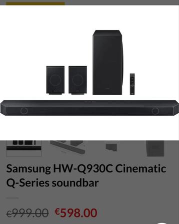 Samsung HW-Q930C/XN beschikbaar voor biedingen