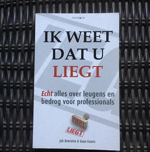 Guus Essers - Ik weet dat u liegt, Livres, Science, Comme neuf, Enlèvement ou Envoi