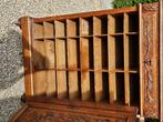 Antieke houten archiefkast / vakkenkast, Antiek en Kunst, Ophalen